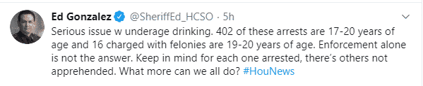 Rise of DWIs in Harris County Including Underage DWIs 1