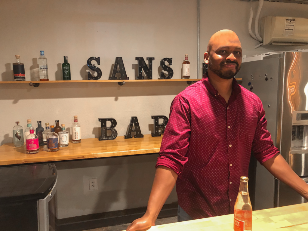 Rise of Non-Alcoholic Beverages During Pandemic 1 Chris Marshall, founder of Sans Bar