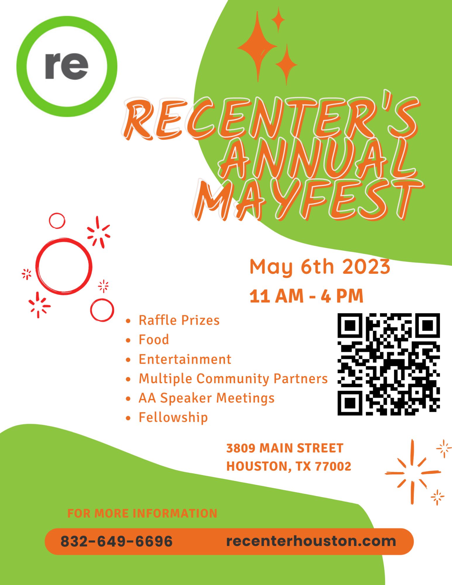 Recenter May Fest Flyer